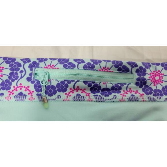 Lululemon Inspire Crop II Womens Sz 6 Power Purple Twiggy Print Luxtreme Legging - Picture 3 of 7